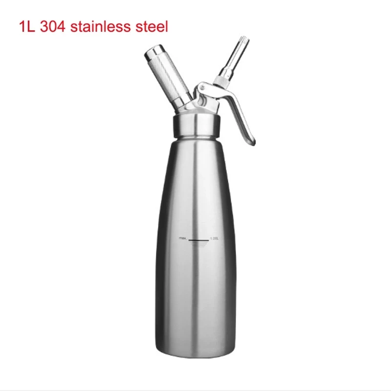 Cream Foamer Gun Whipper Butter Dispenser 304 stainless steel Aluminum 0.5L 1L Coffee Dessert Cake DIY Bake Tools batter dispenser cream foam gun