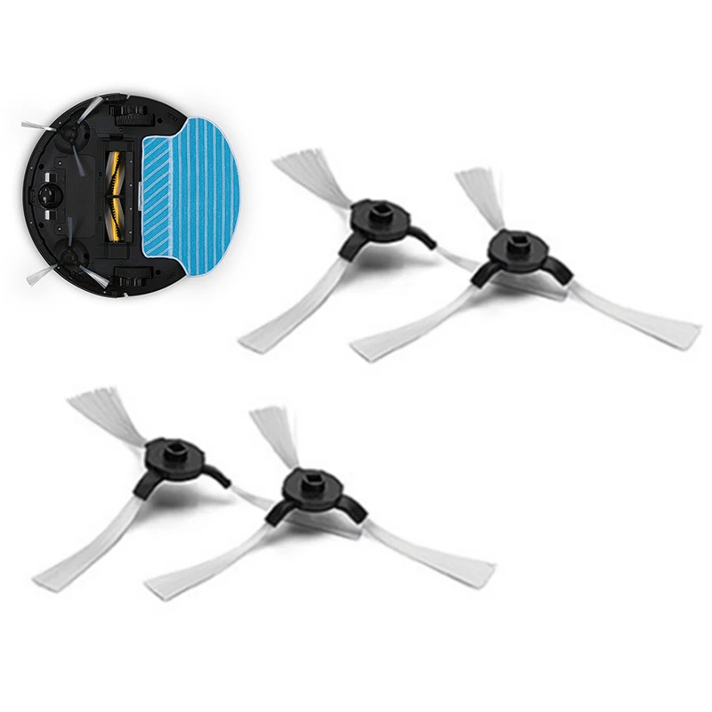 

4pcs Side Brushes For Polaris PVCR 0920WV 0920 Robotic Vacuum Cleaner Parts