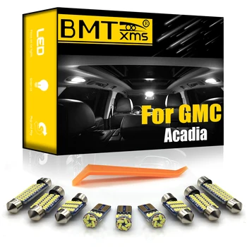 

BMTxms For GMC Acadia 2007-2020 Canbus Vehicle LED Interior Map Dome Trunk Light Bulbs Kit Car Lighting Accessories