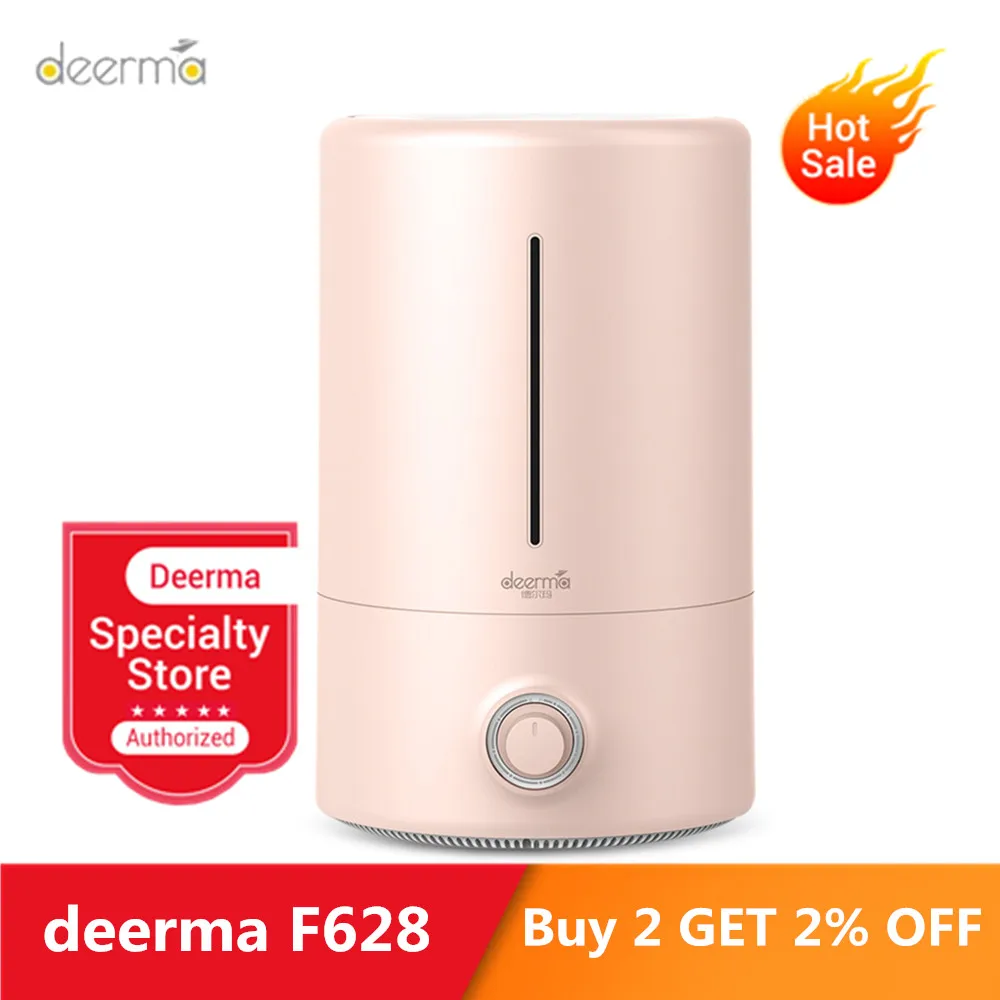 

2019 Deerma 5L Large Capacity Air Humidifier Household Mute Ultrasonic Diffuser Humidifier Aromatherapy Office Home DEM - F628