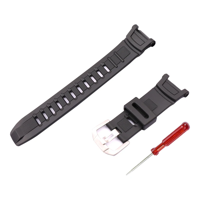 Ремешок из смолы для мужчин с пряжкой аксессуары часов Casio PRG-130Y/PRW-1500YJ занятий