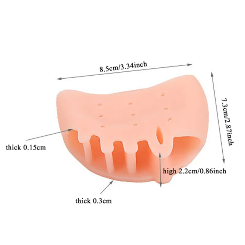Силиконовые стельки подушечки противоскользящие Обезболивание для носка стопы спереди Уход за ногами Высокий каблук обувь ортопедические вкладыши в обувь диванная подушка