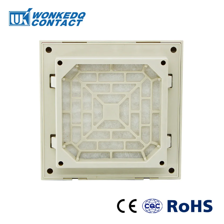 Cabinet  Ventilation Filter Set Shutters Cover  Fan Grille Louvers Blower Exhaust Fan Filter FK-3322-300 Filter Without Fan