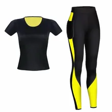 Комплект термобелья Женская компрессионная одежда зимние сохраняющие тепло подштанники для фитнеса неопреновый упражнения и трусы