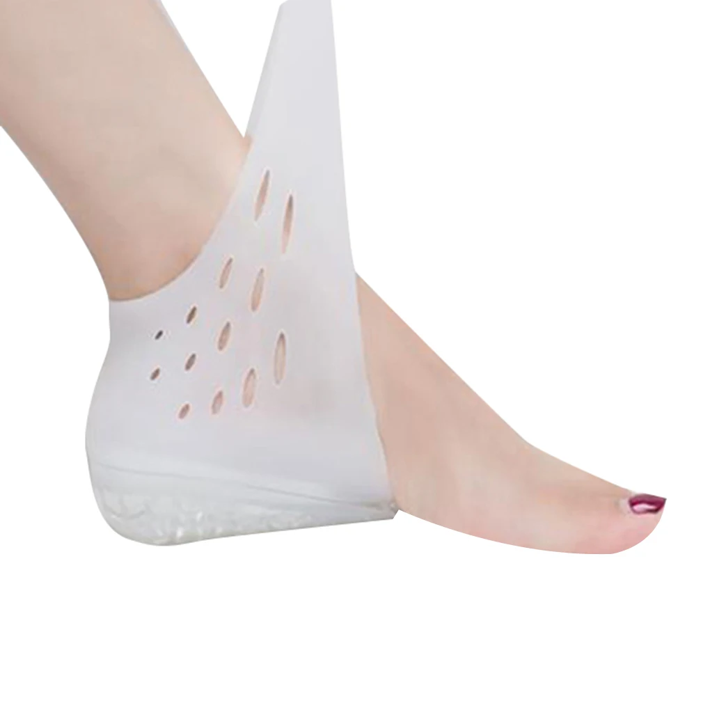 Invisible Height Increase Insole Wearable Heel Cushion Inserts Shoe Silicone Heel Lift - Size 2/3/4cm insole