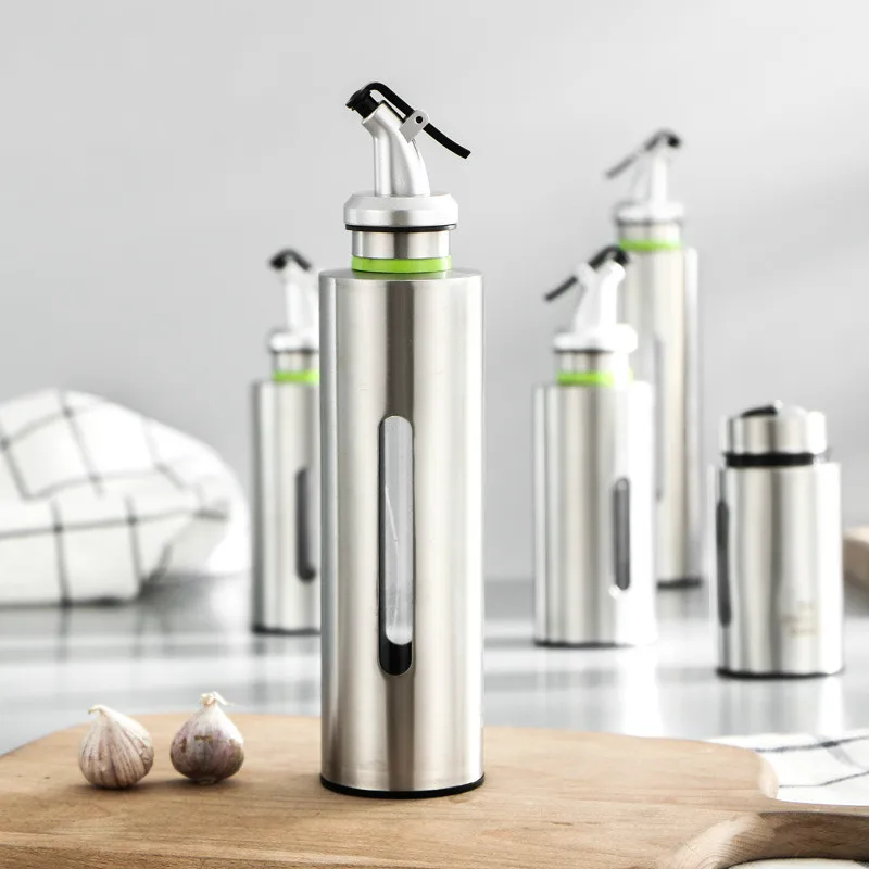

304 stainless steel kettle kitchen household kettle condiment soy sauce size leak-proof kettle vinegar bottle