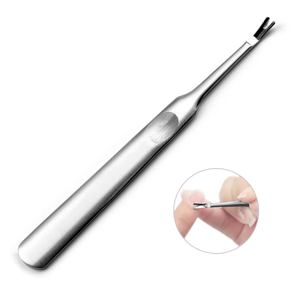 

Nail Art Tool Stainless steel Cuticle Pusher Trimmer Remover Pedicure Manicure knife Dead Skin Push Manicure Nail Care Tool 8.30