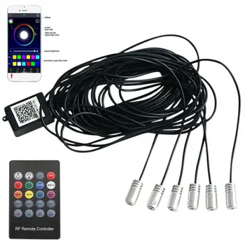 

RGB Fiber Optic Atmosphere Lamps Car Interior Ambient Light Decorative Dashboard Door Remote Control Or App Control