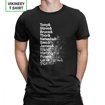 

Men T-Shirts Retaliators Endless Conflict Cotton Tee Shirt Short Sleeve Ironman Avengers Super Hero Marvel T Shirt EU Size