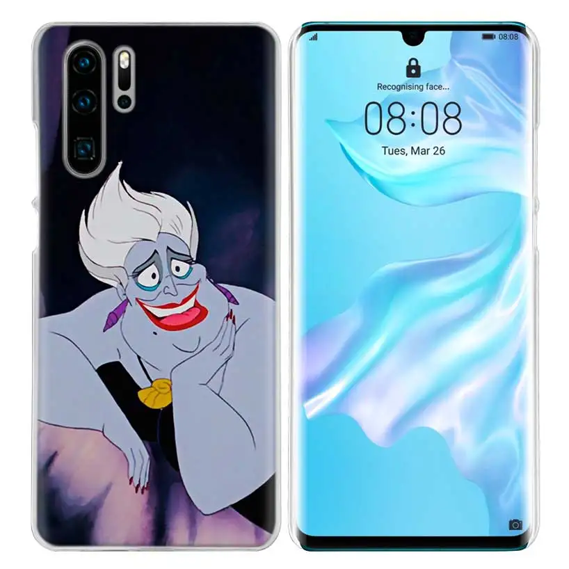 Жесткий чехол для huawei P30 P20 P10 mate 30 20 10 Nova 5 5i Pro Lite P Smart Z Plus Ursula The Little Mermaid