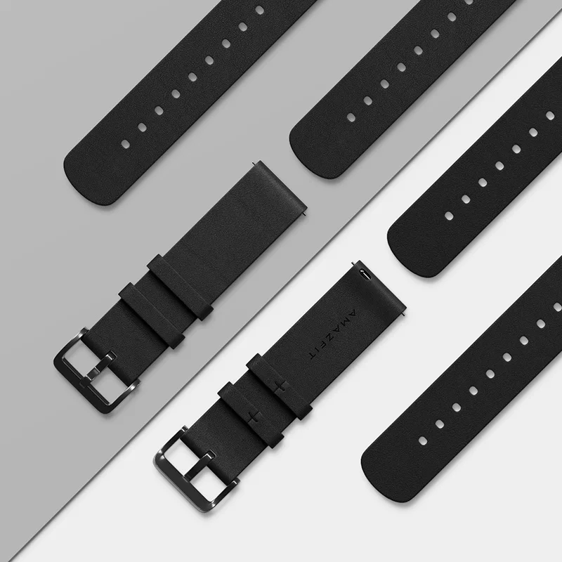 Браслет из натуральной кожи с ремешком для часов для Xiaomi Huami Amazfit GTR(47 мм и 42 мм) умные спортивные часы 2 2S& Bip Lite