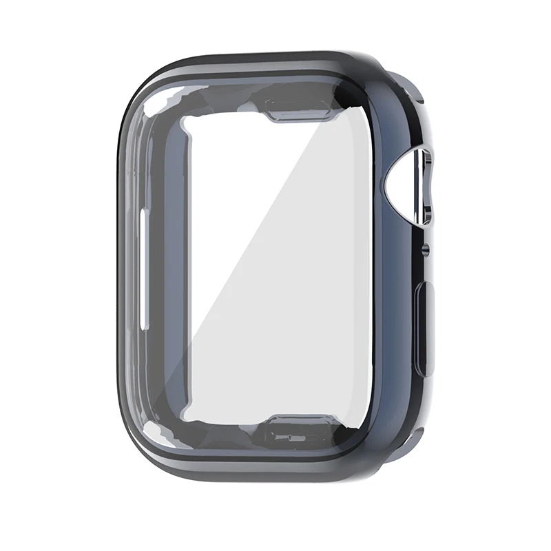 Cover Protector For Apple Watch case 45mm 41mm 44MM 40MM Full TPU Screen Bumper 42mm 38MM accessories iwatch series 7 SE 6 5 4 3