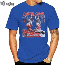 Nowa gorąca sprzedaż moda Cannibal Corpse Butchered przy urodzeniu 1991 Death Metal Grindcore 2021 czarny T-Shirt mężczyźni Streetwear T-Shirt tanie i dobre opinie LBVR CN (pochodzenie) SHORT Drukuj Z okrągłym kołnierzykiem COTTON 2018 men women Sukno Na co dzień t shirt men t shirt cotton