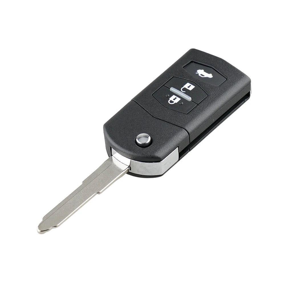 BHKEY для Mazda оболочка ключей 2/3 кнопок Женский чехол 3 5 6 запасной смарт