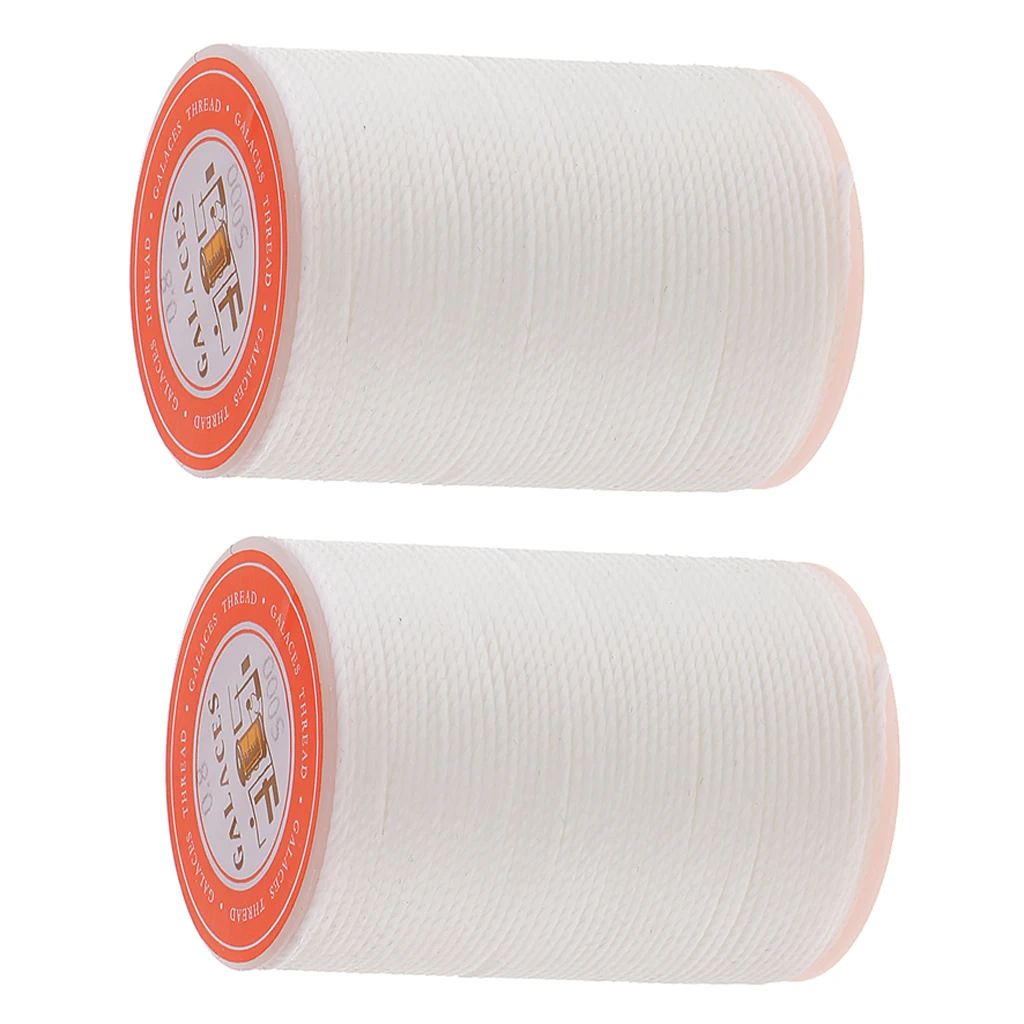 55 Meter 0.8mm Leather Waxed Wax Thread Cord Craft for DIY Tool Stitching 2Pcs Suitable For Diy Handicraft and Leather Products