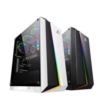 

DIY USB3.0 Desktop ATX Mid Tower Computer Case Support IATX Micro-ATX Motherboard Gaming Gamer Desktops Cases Tower