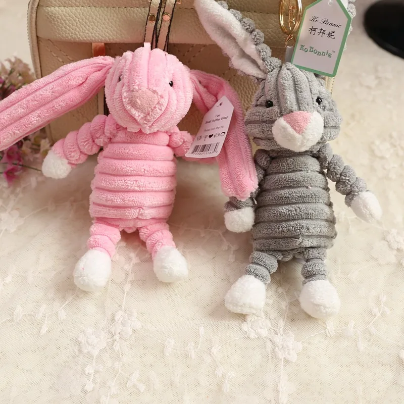 Животные плюшевые игрушки, брелок кролик мягкая игрушка "Поросенок" Детский мультфильм подарки на день рождения подарочная сумочка на Рождество подвеска автомобиль украшение