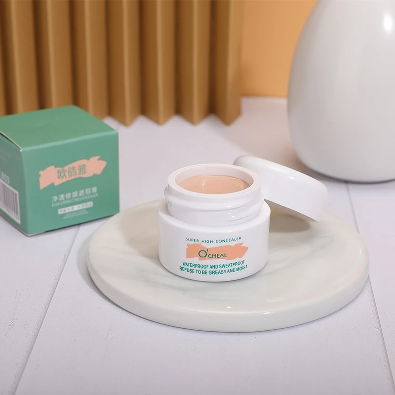 Waterproof Oil-control Cream Full Coverage Concealer Lightweight Smoothing Coverage Concealer Comestics Accessories face concealer,face concealer palette,color concealer,concealer cream,foundation concealer
