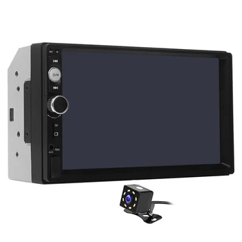 

7 Inch 2DIN Car Stereo Radio Bluetooth Press Screen MP5 Player FM/USB +Rear Camera