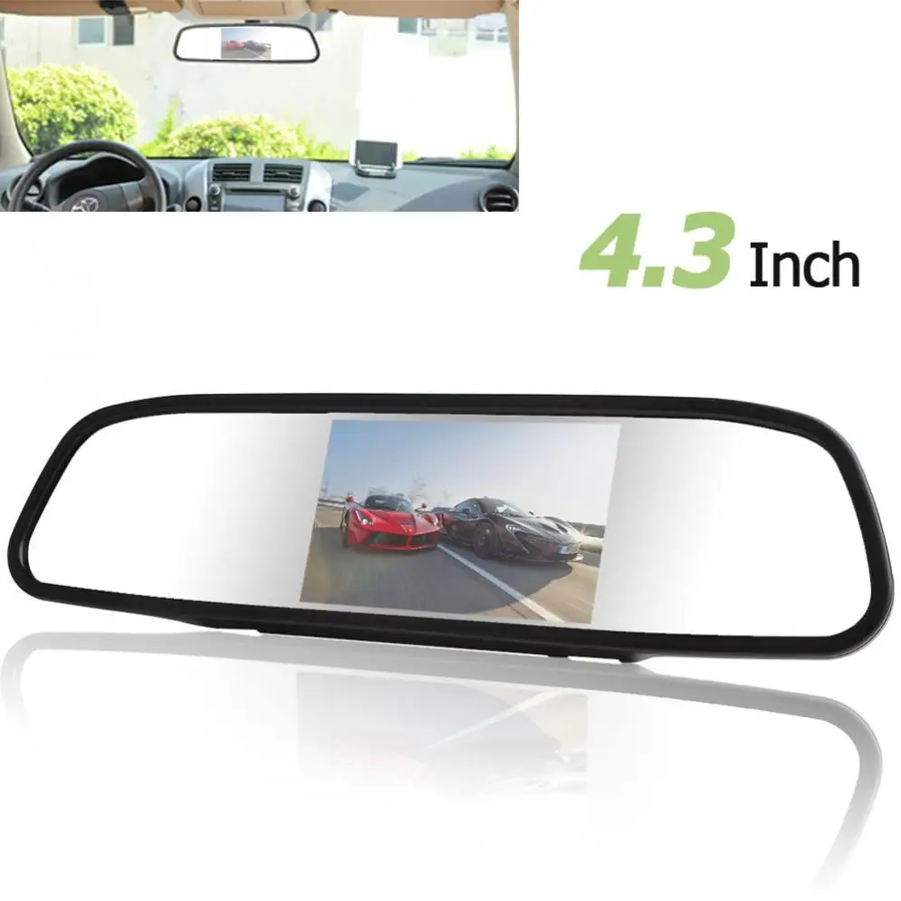 

4.3 Inch 480 x 272 Color Digital TFT-LCD Screen Car Rear View Monitor with 2 Video Input New