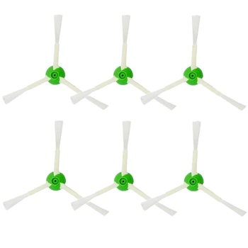 

Replacement Parts Compatible I7 For Irobot Roomba I7 I7+/Plus E5 E6 Vacuum Cleaner Accessories,6 x Side Brush Green + White