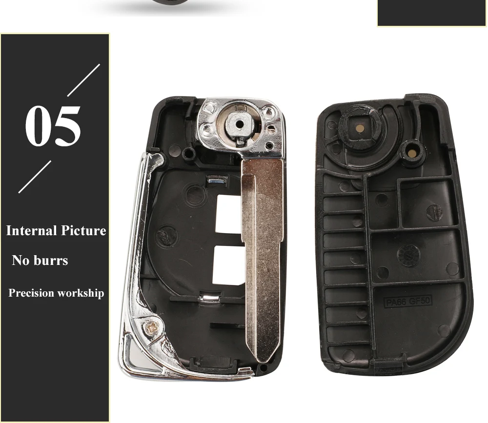 Jinyuqin 10/20pcs 2 pulsanti di ricambio modificato Flip Remote Key Case Shell per Suzuki Swift SX4 Jimny Vitara Fob Key Cover 16 Jinyuqin 10/20pcs 2 pulsanti di ricambio modificato Flip Remote Key Case Shell per Suzuki Swift SX4 Jimny Vitara Fob Key Cover - H79231b57f57c4447b059a1686a73e9dcG