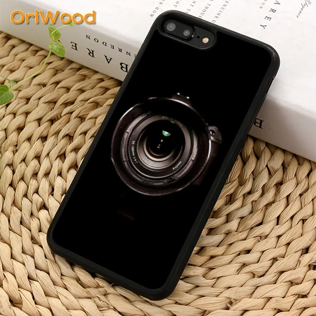 Чехол для телефона Oriwood с объективом фотокамеры iPhone 5 6 6s 7 8 plus 11 12 13 pro X XR XS Max Samsung edge