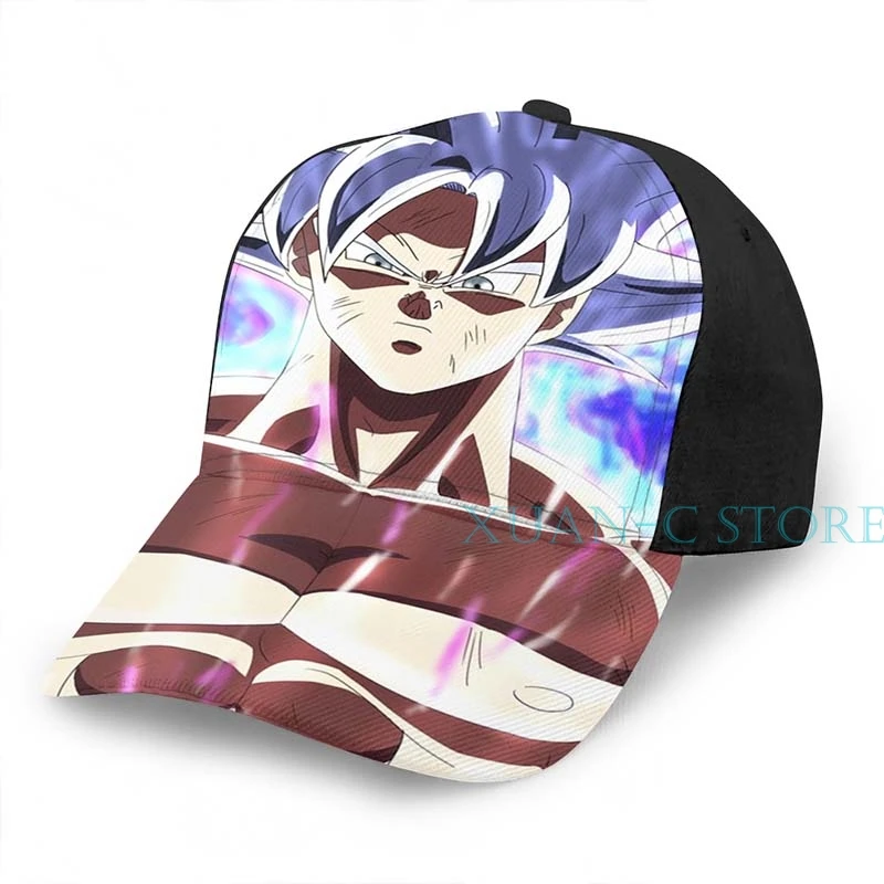 Goku Mastered Ultra Instinct баскетбольная Кепка для мужчин и женщин мода по всему принту черная шляпа унисекс