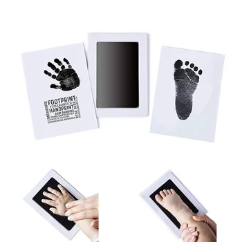 

Imprint Cards Souvenir Footprint Safe Newborn Infant Inkless Ink Pad Mess Free Handprint Baby Stamp Non-toxic