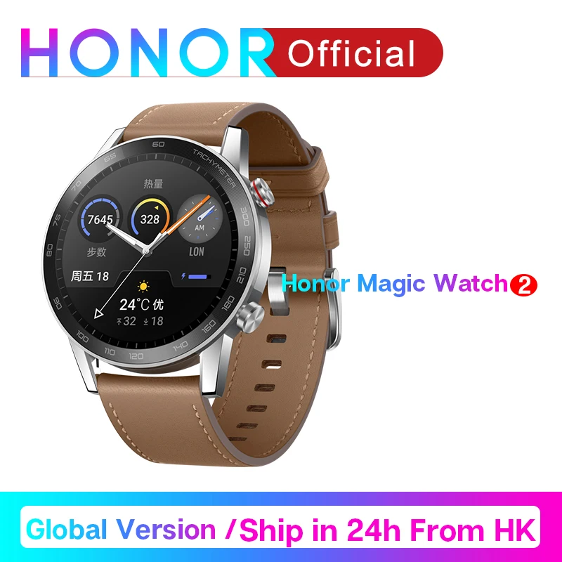 Global Version Honor Magic Watch 2 Smart Watch Bluetooth5.1 Smartwatch Waterproof 14 Days Sports Watch Heart Rat For Android iOS