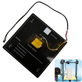 

Safe 310*310mm Hot Plate Large Size Practical Portable Durable Accessories Office 12V Heat Bed Easy Install 3D Printer For CR-10