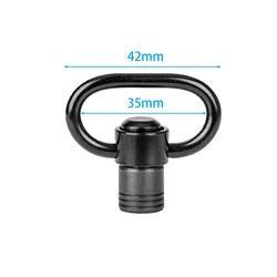 1.25 "botão de liberação rápida destacável sling montagem giratória tático sling qd loop adaptador para arma sling