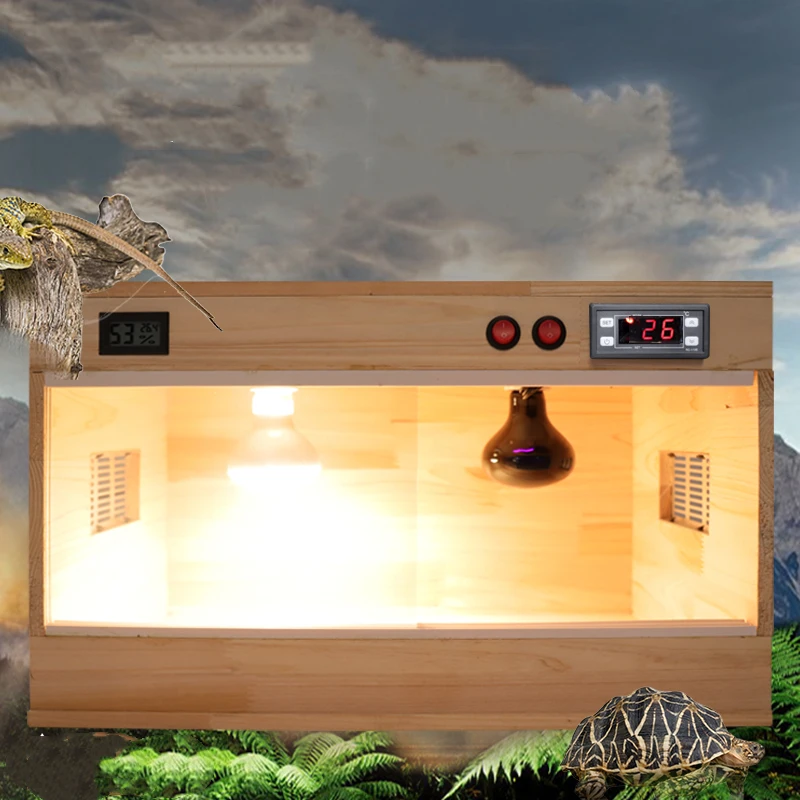 

Fir Climbing Box Reptile Breeding Box Lizard Tortoise Snake Pet Alien Heating Insulation Box Climbing Pet Box Custom Box