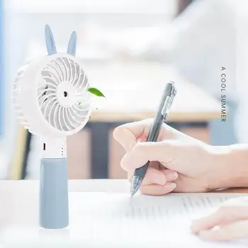 

Portable Small Handhold Fan Air condition Spray Fan Mini Portable Student Dormitory Fan Usb Rechargeable Water Air Condition