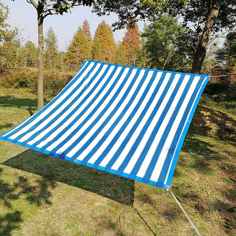 2020 Stripe Tarp Greenhouse Windows Shade Outdoor Net Balcony Plant Shelter Sails Sun Gardening Shaded |