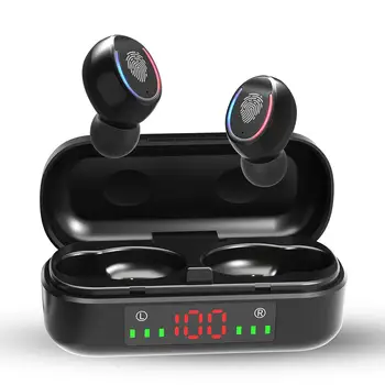 

Waterproof Bluetooth Headset Wireless Bluetooth Earbuds TWS High-definition Headset With LED Digital Display Simple To Use