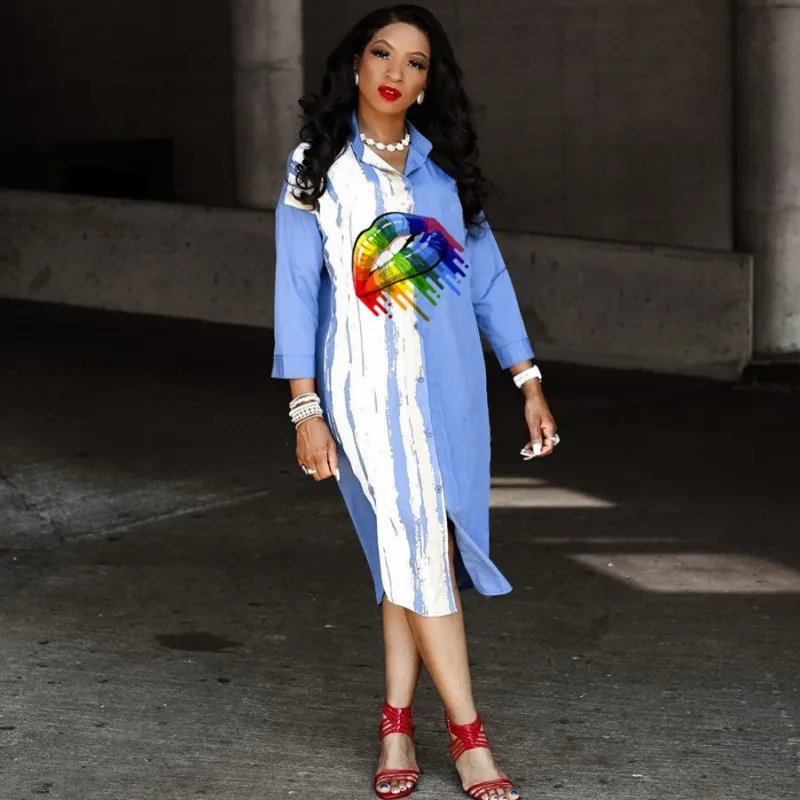 ankara shirt dress styles