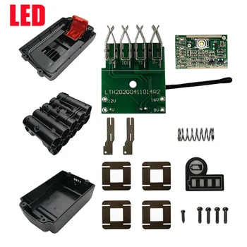 

Lithium Battery LBX2040 Housing Protection Circuit Board Battery Case Set for Black Decker 20V Tool
