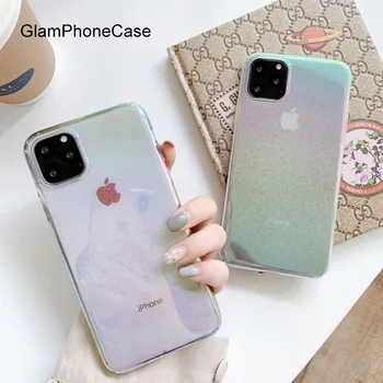 

GlamPhoneCase Colorful Laser Phone Case For iPhone11Pro/Max X XS Max XR Hard Case Cover For iPhone11 7 8 6 6s Plus Case