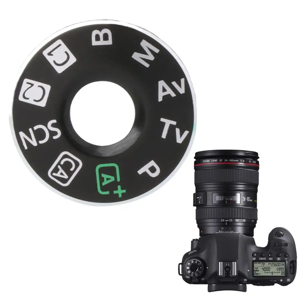 

Camera Function Dial Mode Interface Cap Button Repair Parts For Canon EOS 6D New