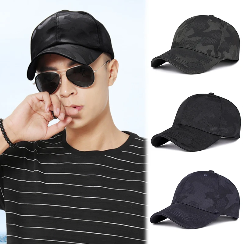 

Newly Camouflage Cap Tactical Baseball Caps Motorcycle Tennis Sport Hats Outdoor Camo Hat for Men Women BFE88