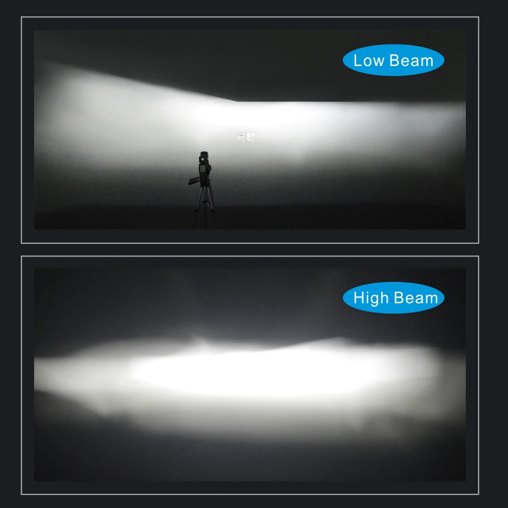 Hviero 2X H4 H7 9012 5202 H16 H8 100W 13600Lm IP67 Auto Led Front Bulb Automobile Headlamp Fog Light 6000K Car Lighting HID Xenon Light