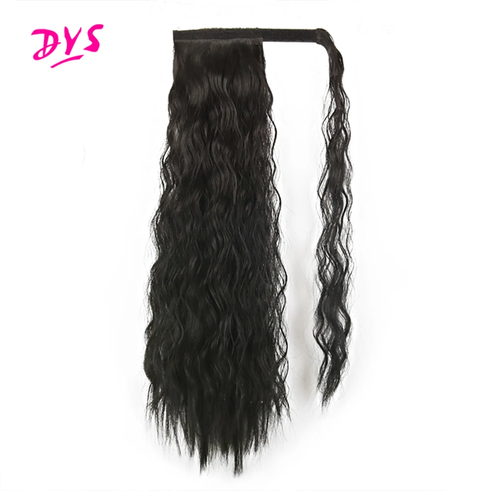 Deyngs кукурузная волнистая Накладка для волос для женщин синтетическая обертка вокруг волшебной пасты заколка для хвоста в волоске