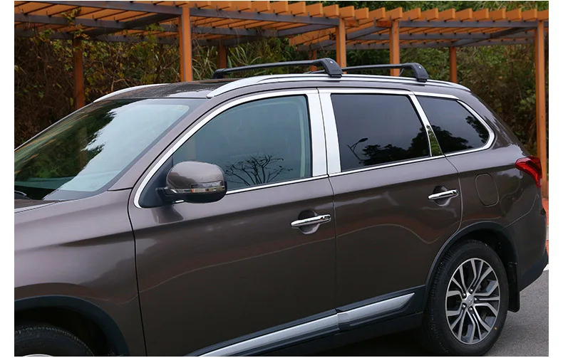 Нержавеющая сталь окна автомобиля планки для mitsubishi outlander 2013
