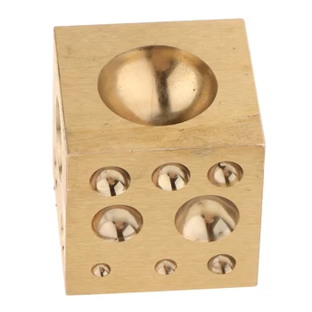 

Copper Jewelry Making Tool For Dapping Block Doming Block Doming