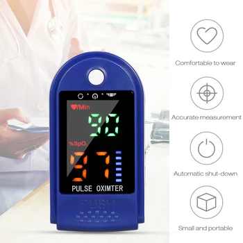 

Portable Blood Saturation Inspector Finger Pulse Tool Oxygen Saturation Monitor Meter Portable Oximetro 2020 New 24hour shipping