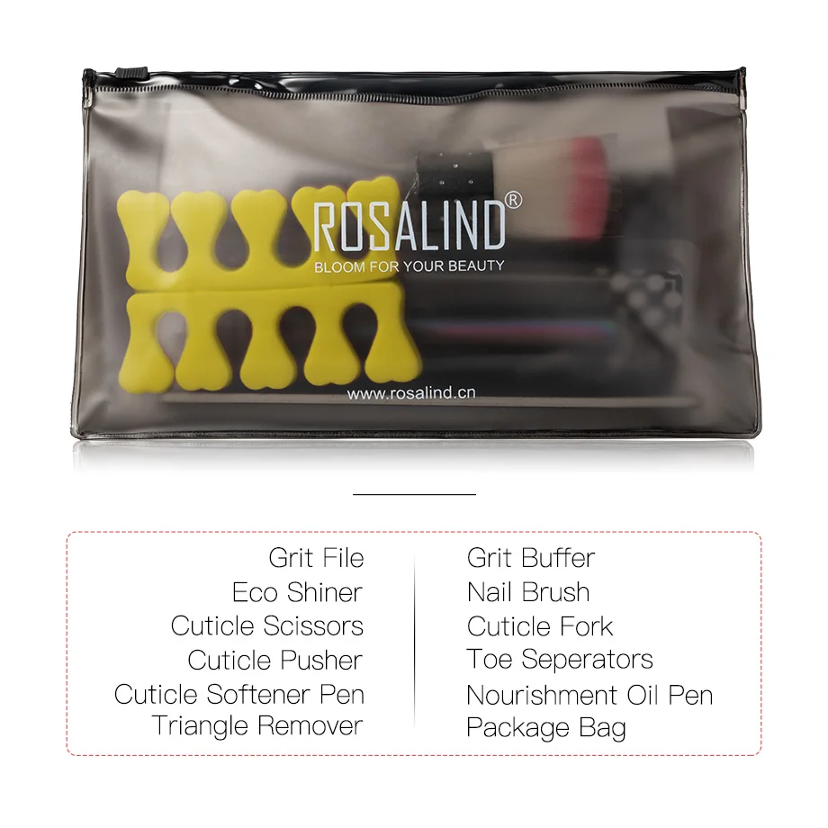 Набор гель лаков для ногтей ROSALIND 12 штук в штучной упаковке набор акриловый