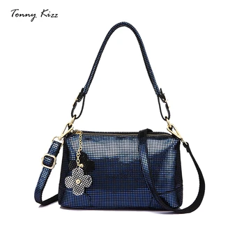 

Small women handbags genuine leather shoulder bags designer female crossbody bags plaid ladies tote messenger bag