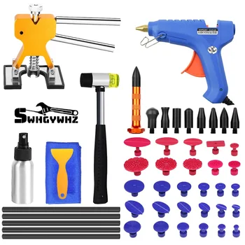 

Car tools paintless Dent Repair Kit Car Dent Puller with Glue Puller Tabs Removal Kits dent repair tools Removing the ice pi