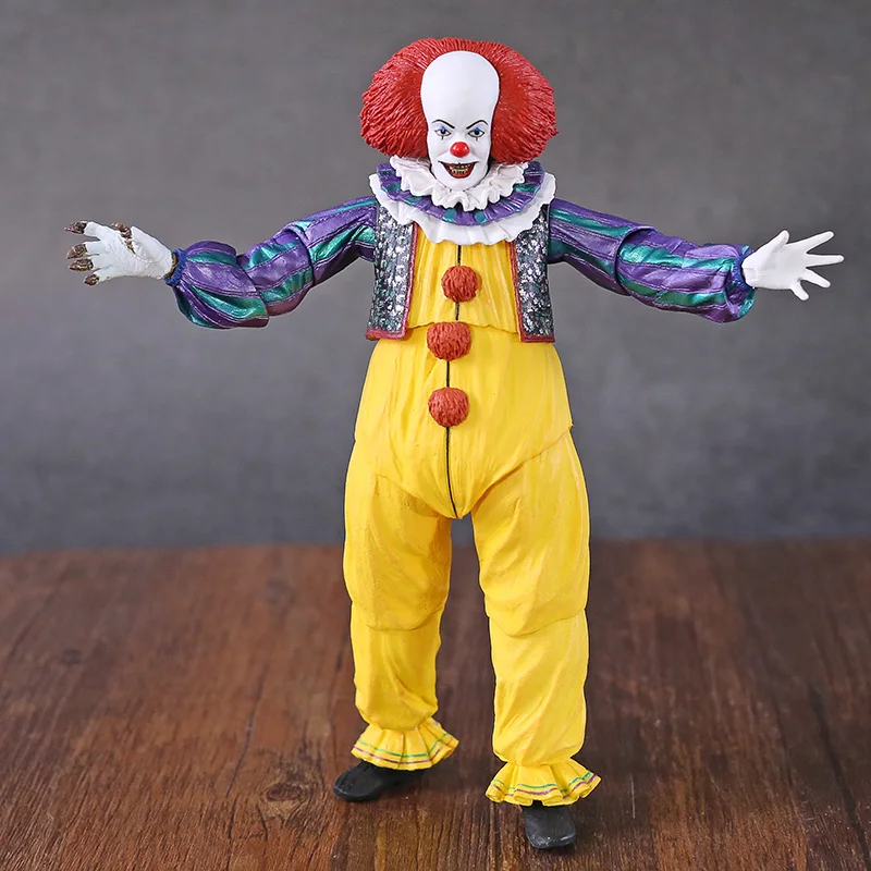 NECA IT The Movie Pennywise Joker 1990 Стивен Кинг клоун Коллекционная модель игрушки для